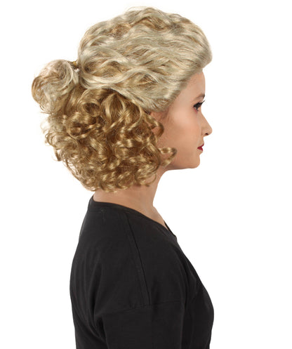 Women’s Historical TV Shows Martha Mitchell Blonde Bouffant and Flipped-out Bob Wig I Flame-retardant 100% Synthetic Fiber Fancy Wig