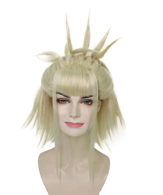 Blonde Curly Updo Wig