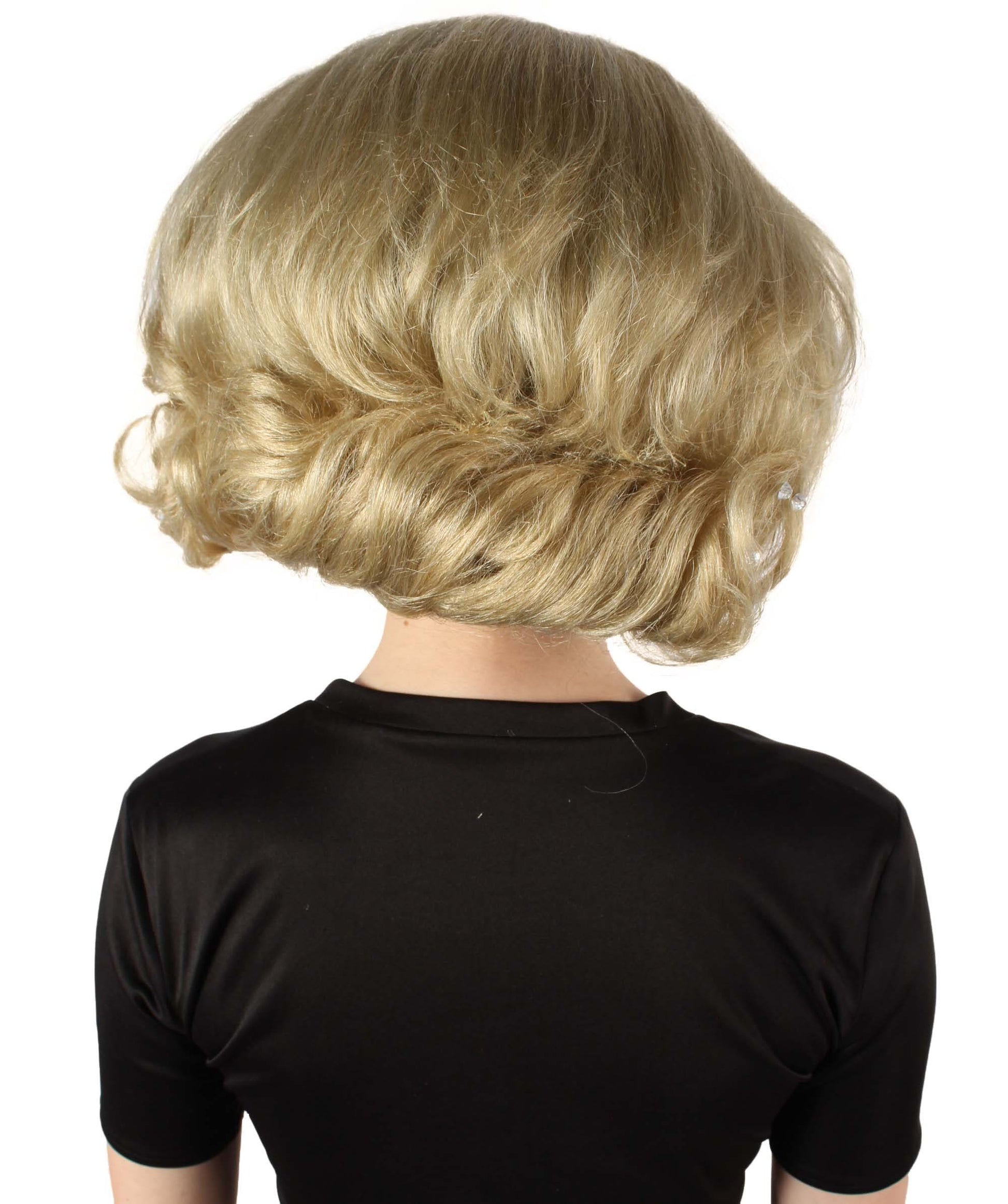 Women’s American Rapper Queen Blonde Curly Wavy Wig