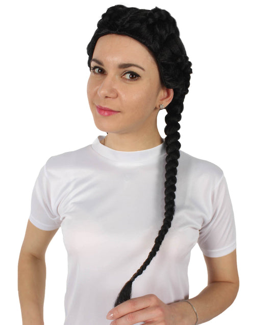 Women’s Black Celebrity Kim Boxer Braid Wig