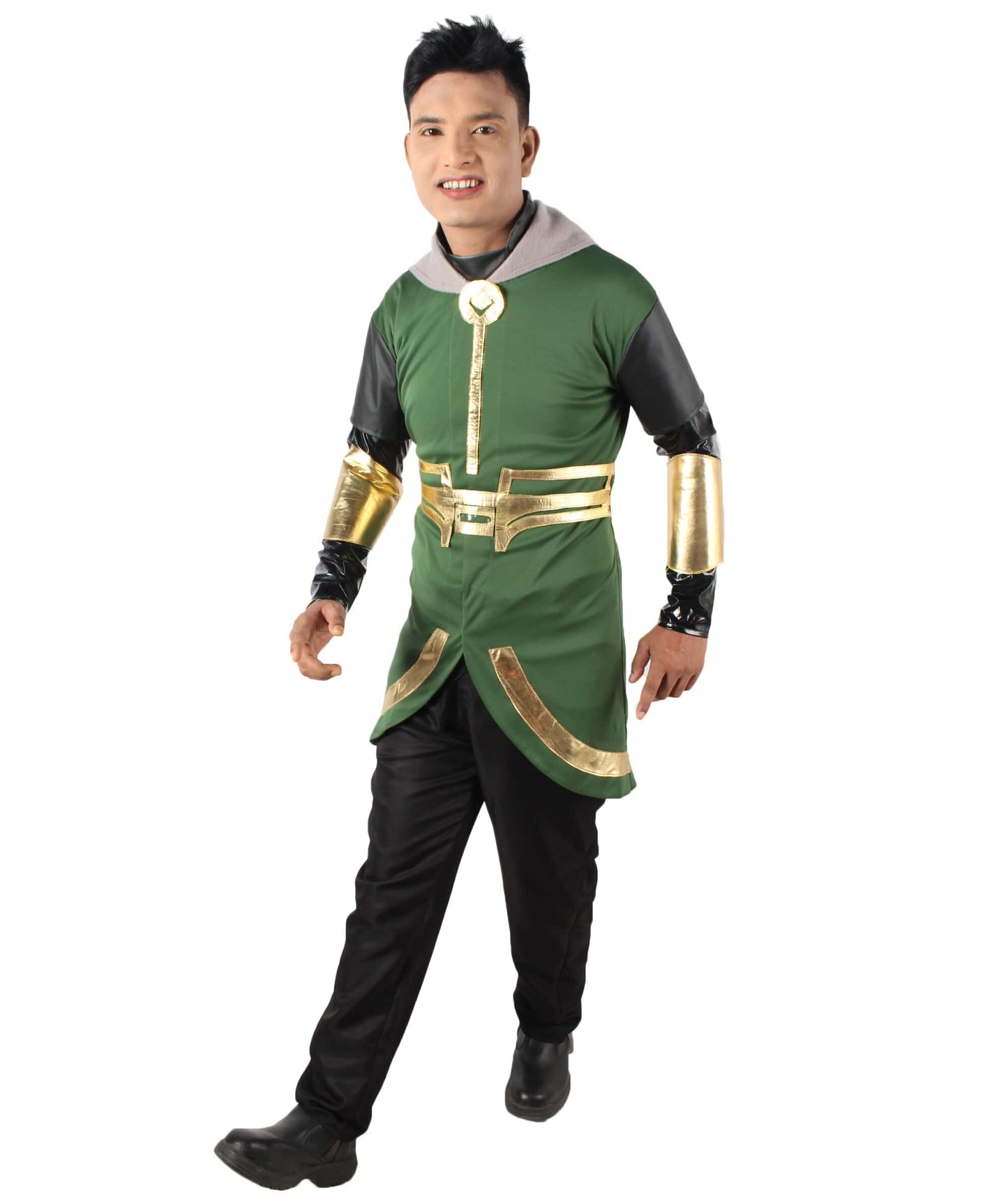 Men’s Green & Gold Mythological God of Mischief Costume