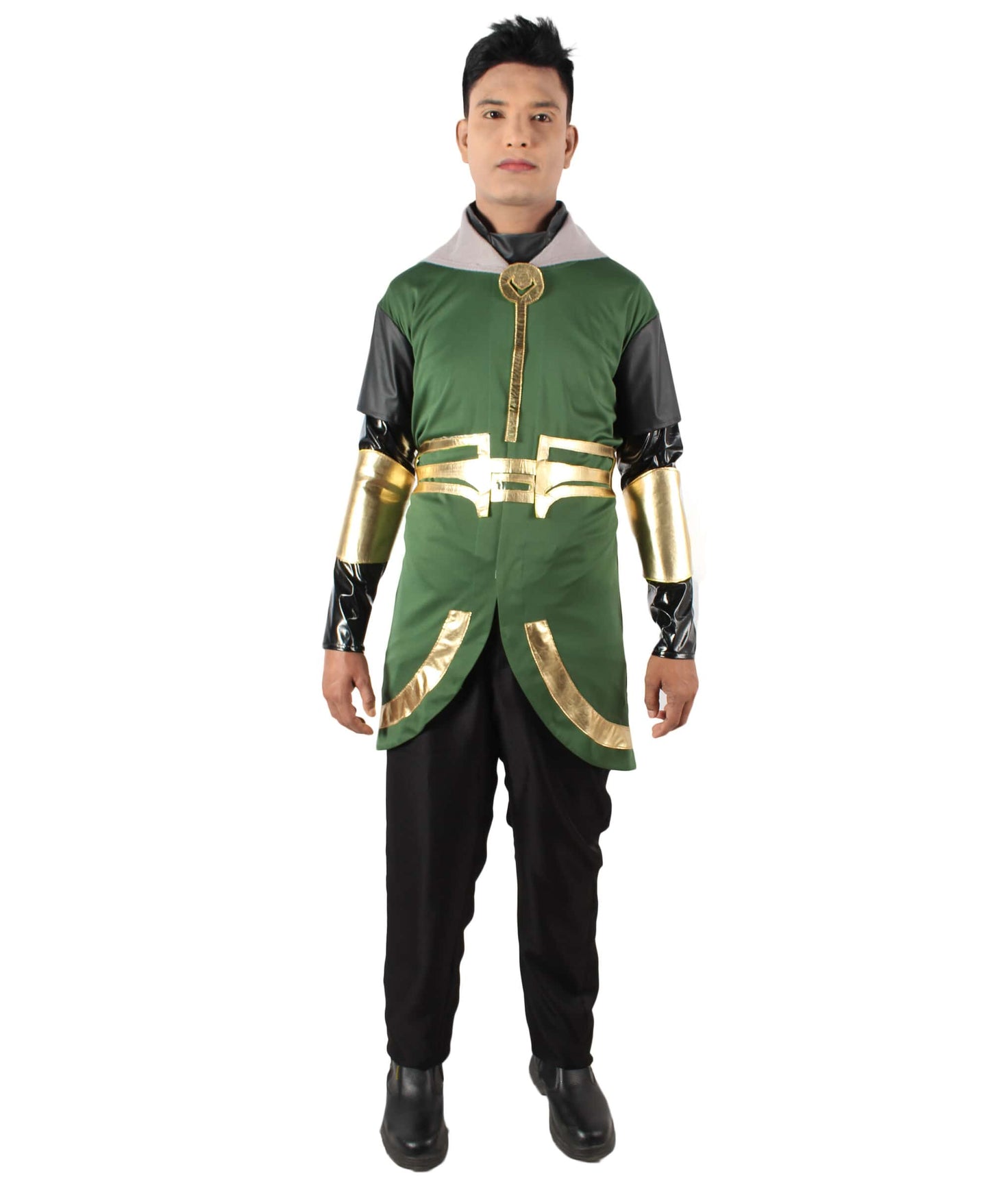 Men’s Green & Gold Mythological God of Mischief Costume