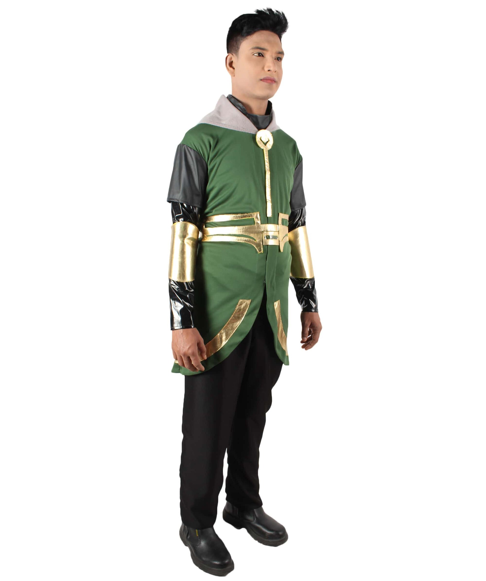 Men’s Green & Gold Mythological God of Mischief Costume