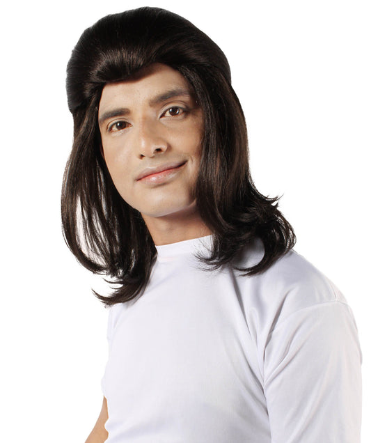 Men’s English Singer Popular Boyband Long Wavy Hairstyle Wig