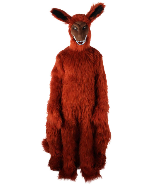 Unisex Nine Tail Fox Anime Monster Costume