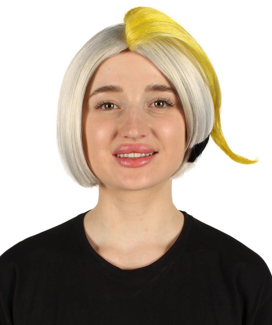 Bob-styled Multicolor Wig