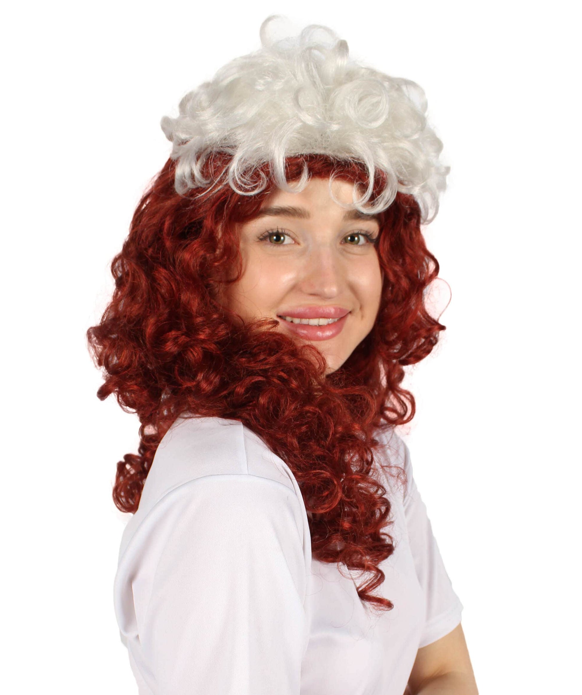 Comic Superhero Auburn 90s Curly Wig