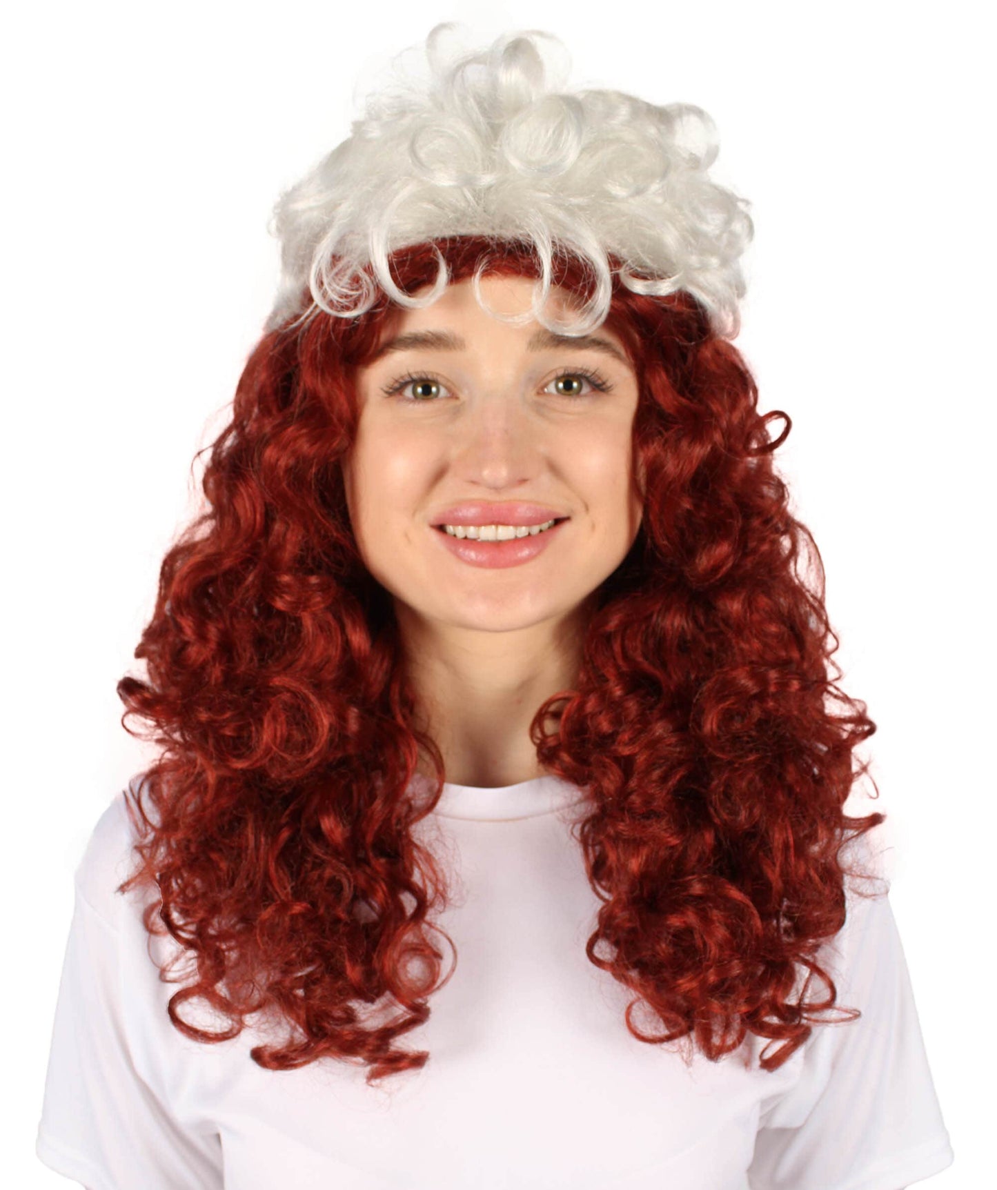 Comic Superhero Auburn 90s Curly Wig