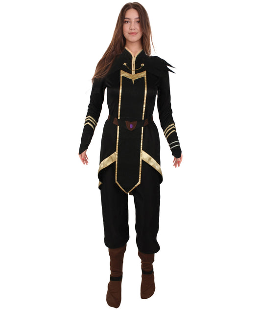 Women’s Dragon Fantasy Animated Show Mage Costume Set | Perfect for Halloween