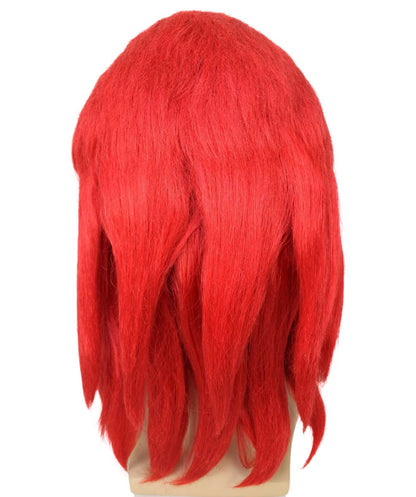 Red Furry Hedghog Cosplay Wig