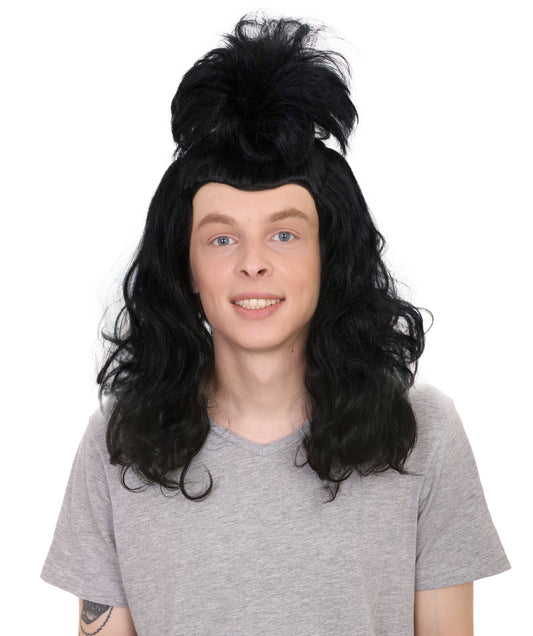 Demon Curly Wig with Top Tail