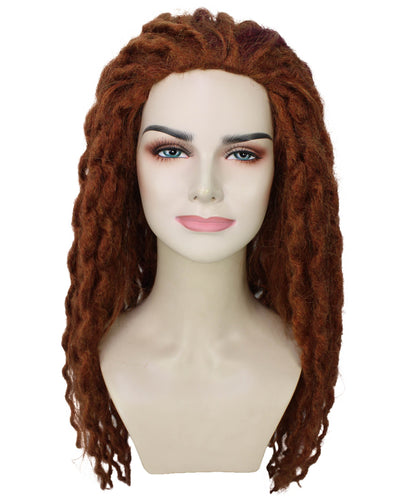 red loc wig