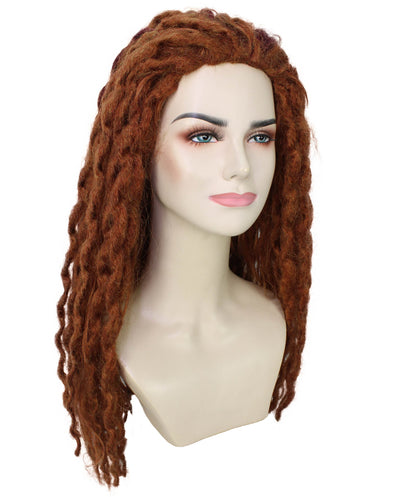 red loc wig