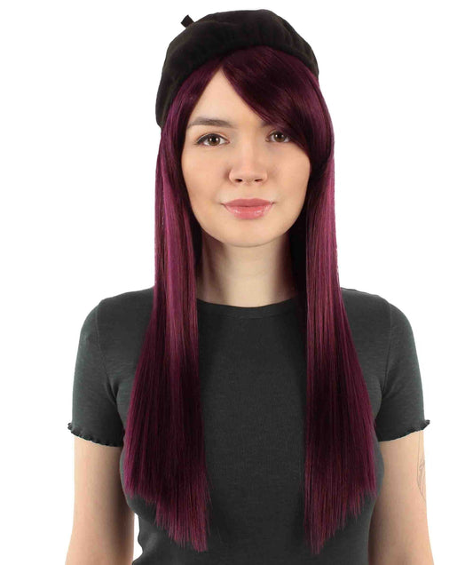 Dark Pink Cosplay Wig
