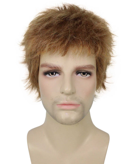 Ginger Hair Rock Star Short Wig