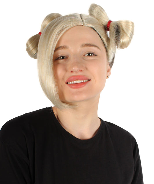 Women's K-pop Star Rose Blonde Cosplay Wig