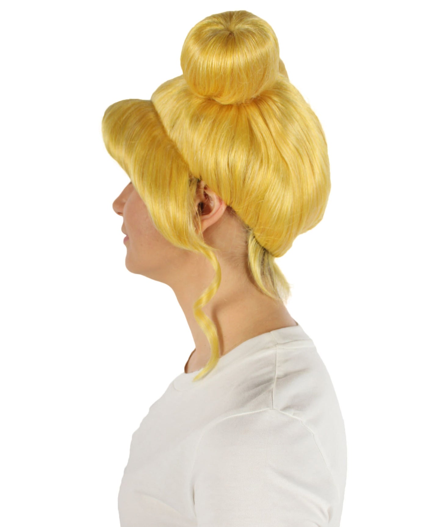 Anime Yellow-blonde Wig with Buns