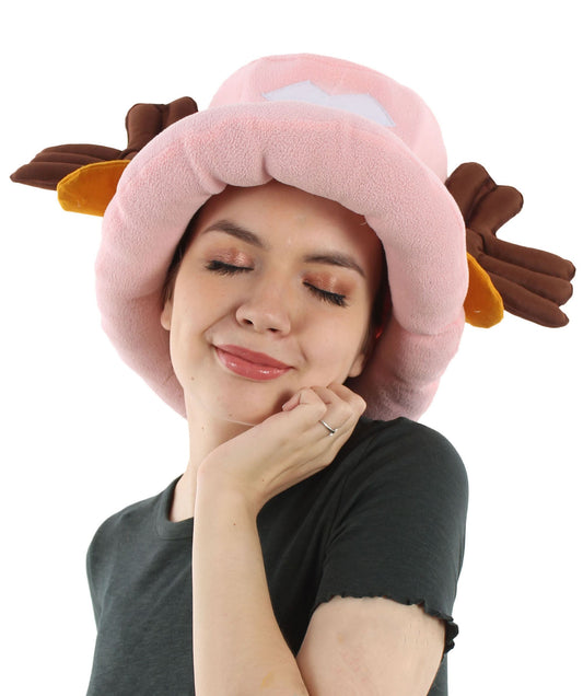 Unisex Japanese Anime Series Doctor Head Cap with Reindeer-Like Horns