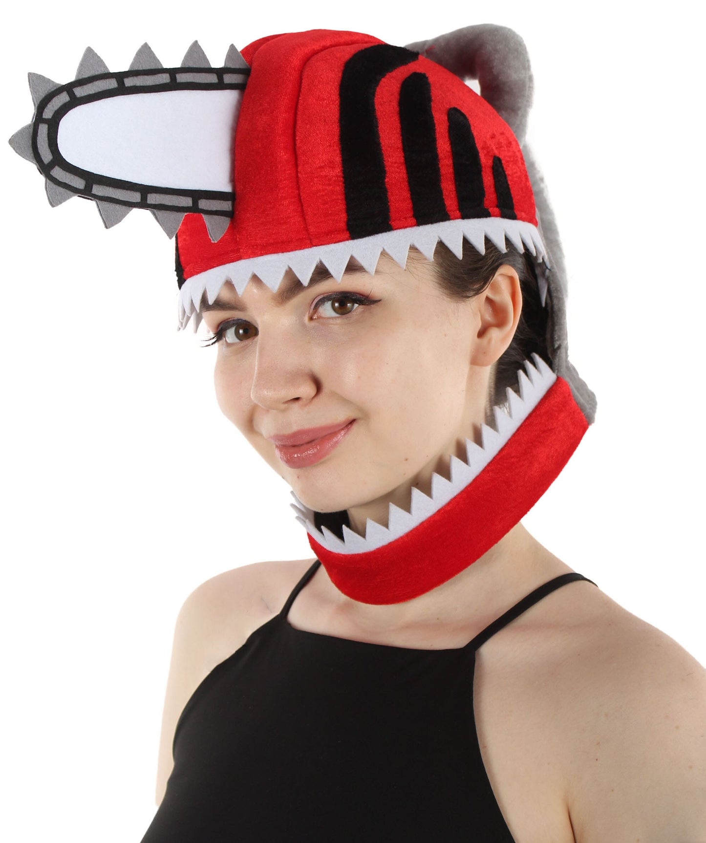  Unisex Anime Devil Hunter Chainsaw Head Hat, Breathable Design