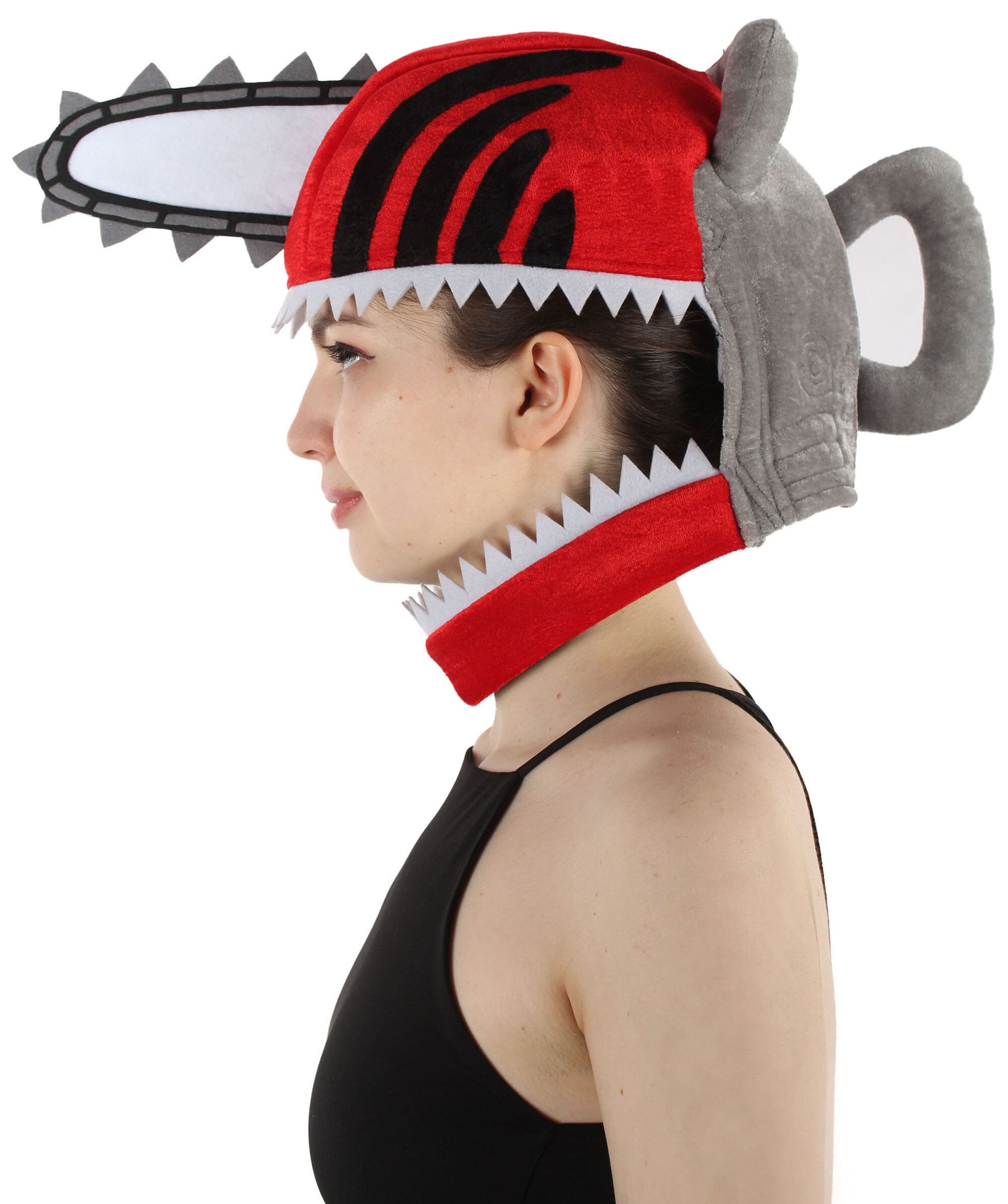  Unisex Anime Devil Hunter Chainsaw Head Hat, Breathable Design