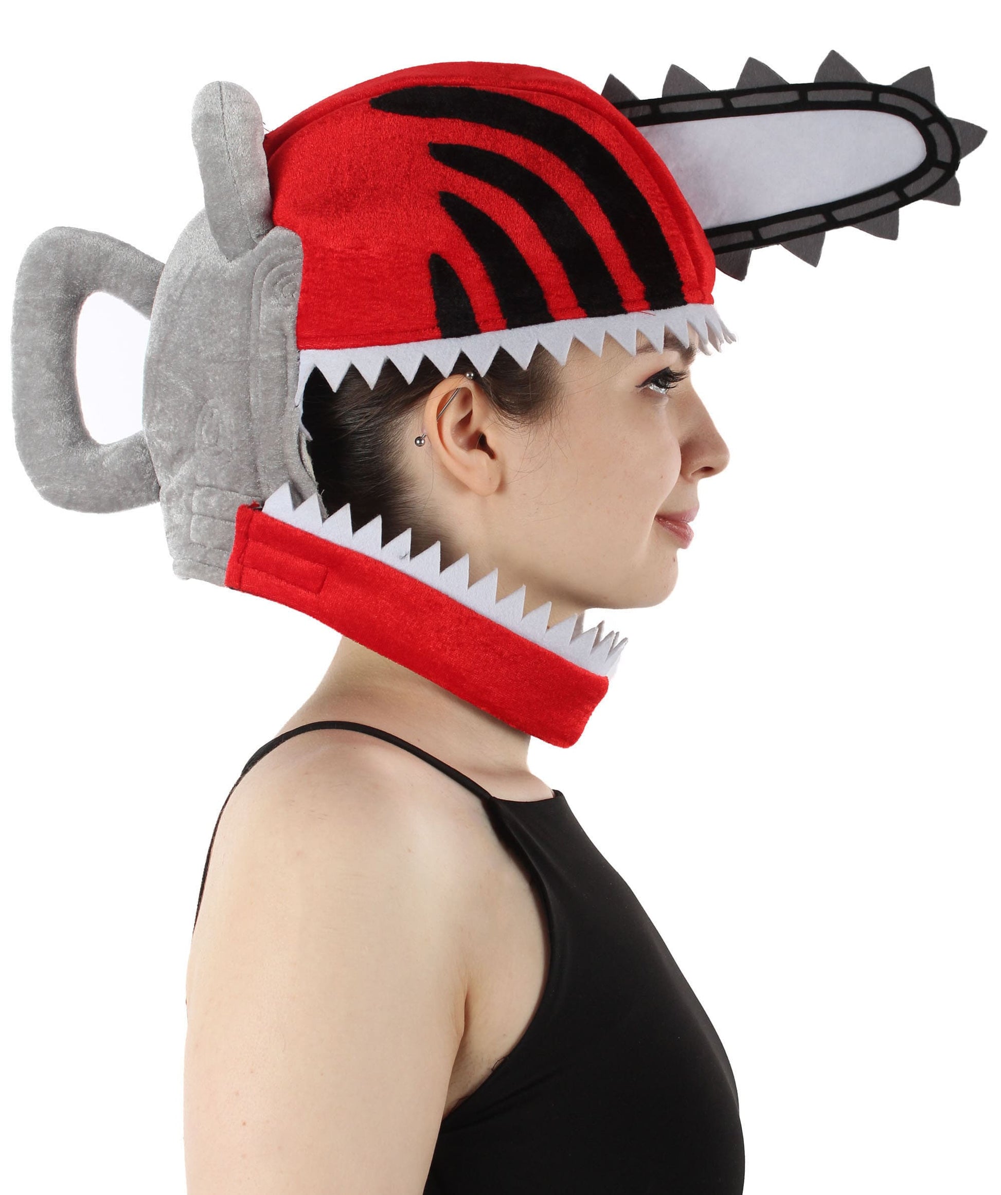  Unisex Anime Devil Hunter Chainsaw Head Hat, Breathable Design