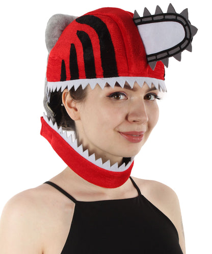  Unisex Anime Devil Hunter Chainsaw Head Hat, Breathable Design