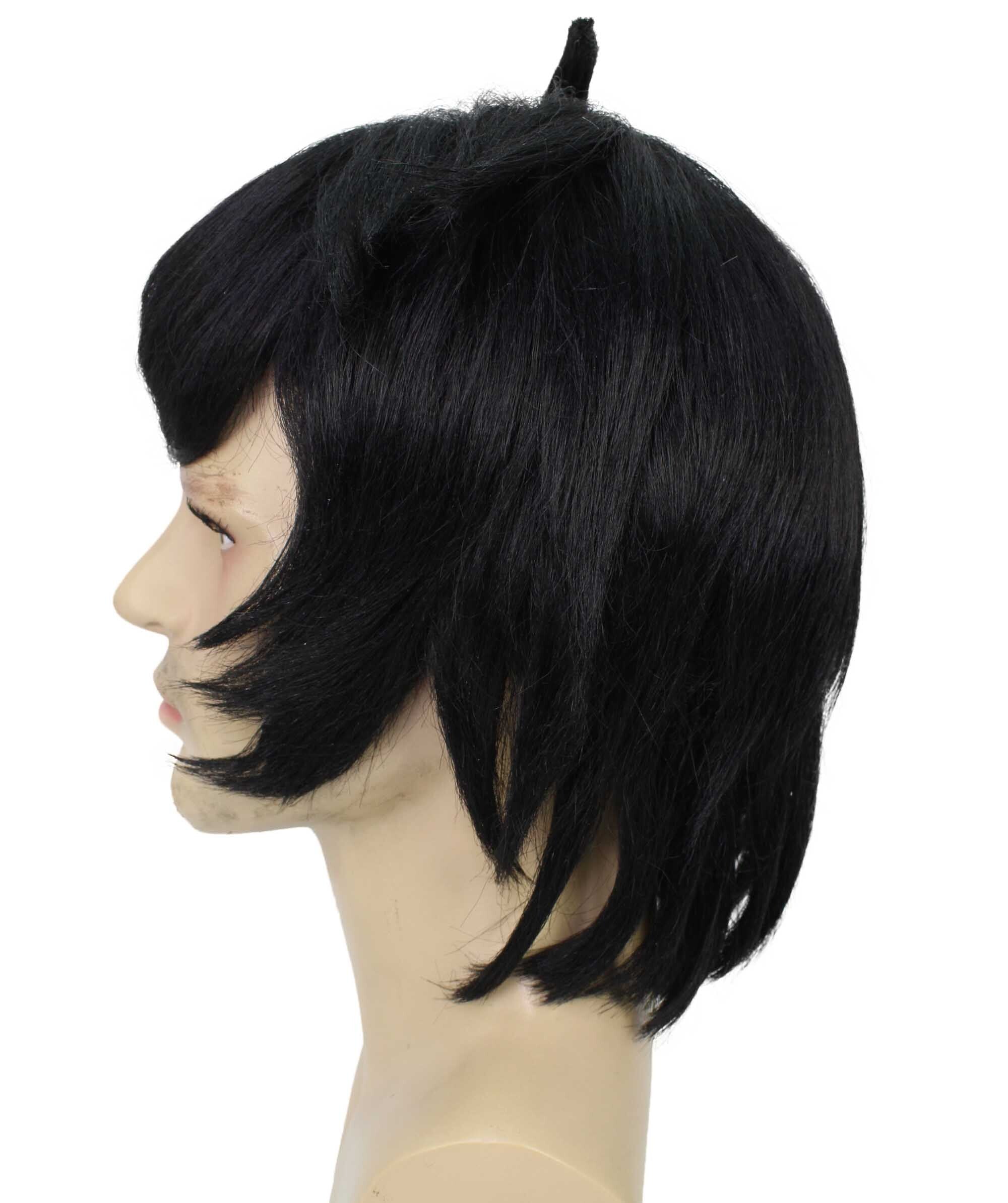 Black anime cosplay wig HPO