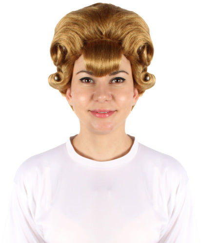 Women's British Model Blonde Wig | Best for Halloween | Flame-retardant Synthetic Fiber