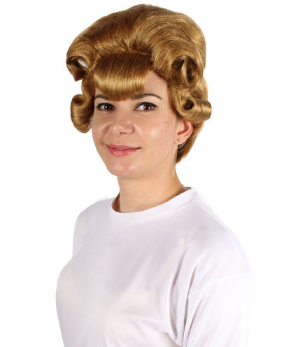 Women's British Model Blonde Wig | Best for Halloween | Flame-retardant Synthetic Fiber