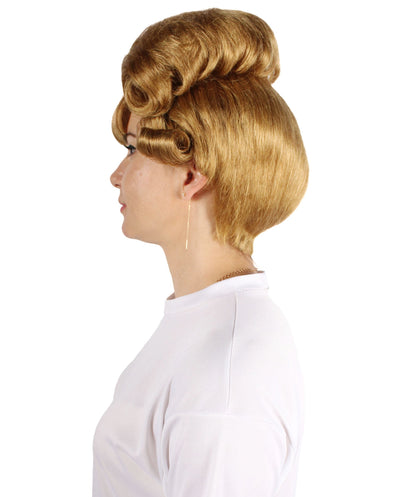 Women's British Model Blonde Wig | Best for Halloween | Flame-retardant Synthetic Fiber