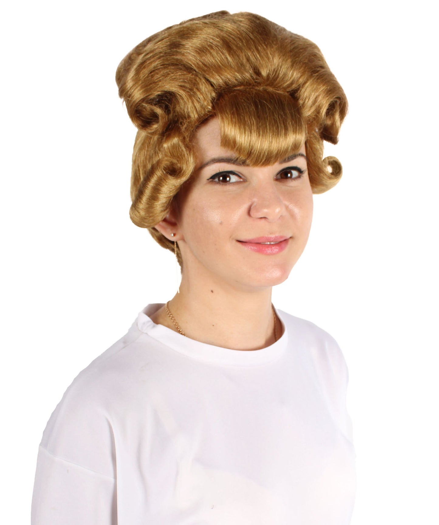Women's British Model Blonde Wig | Best for Halloween | Flame-retardant Synthetic Fiber
