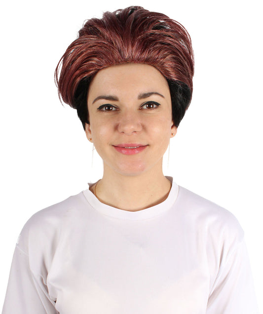 Women's Movie Character Red Short Wig | Best for Halloween | Flame-retardant Synthetic Fiber