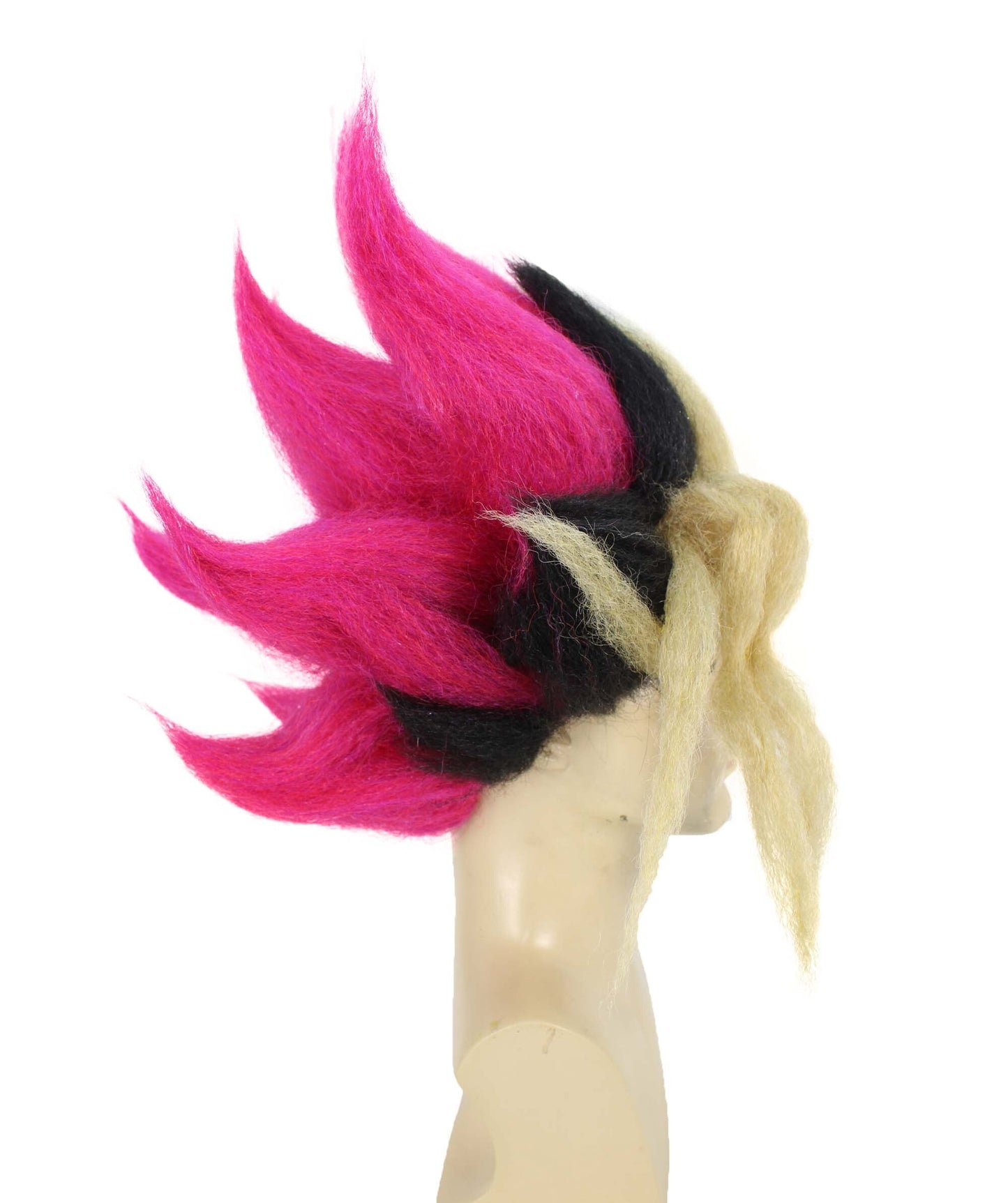 HPO  Men's King of Games Multicolor Wig |  Best for Halloween | Flame-retardant Synthetic Fiber