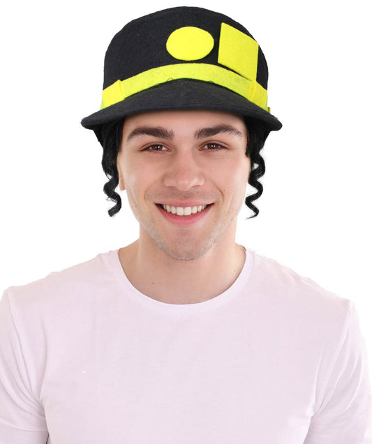 Black Short Anime Character Wig