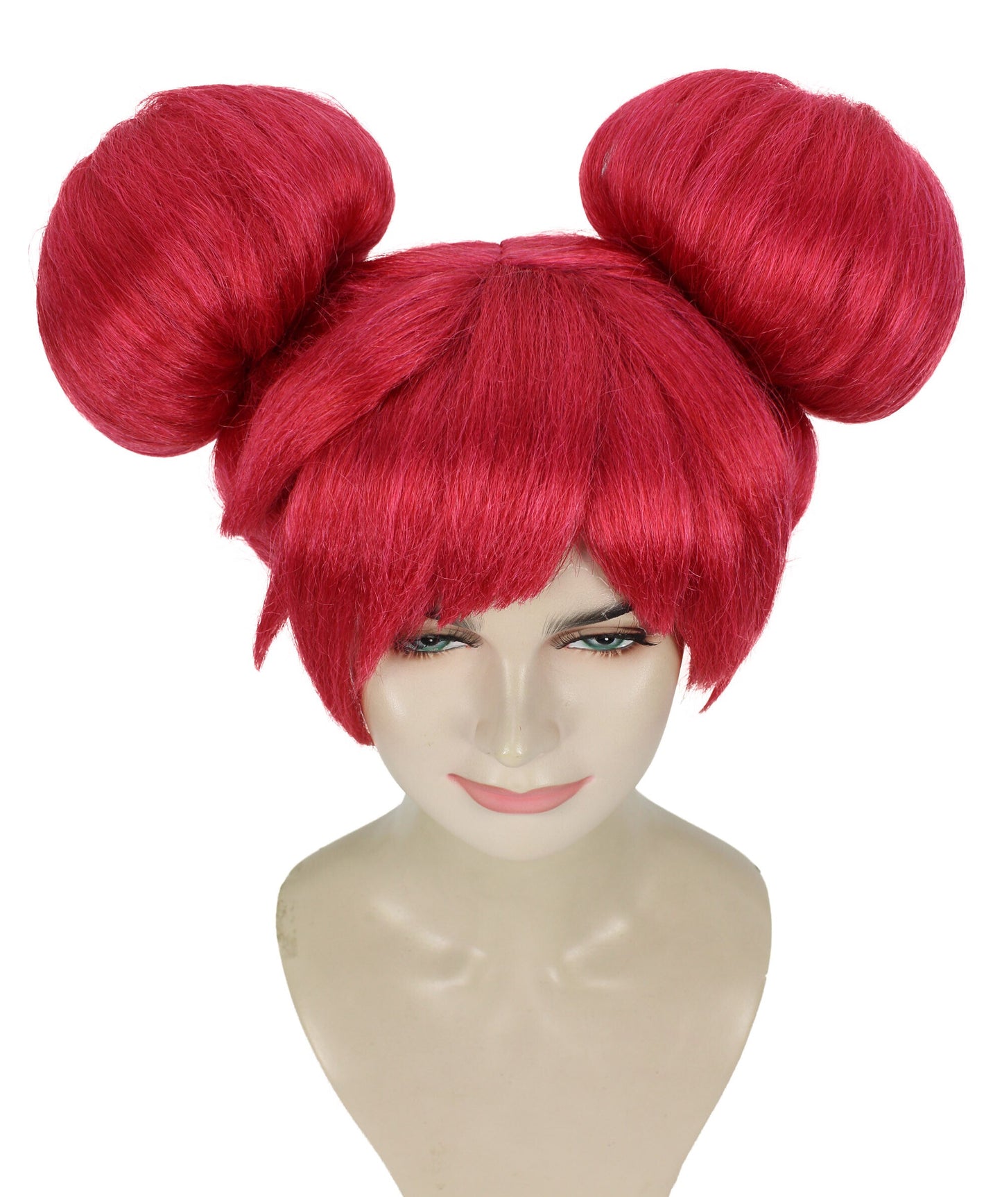 Japanese Magical Girl Pink Bun Wig