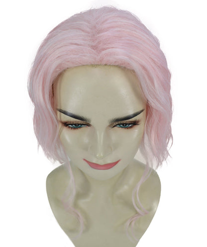 American Rapper Pink Short Wig