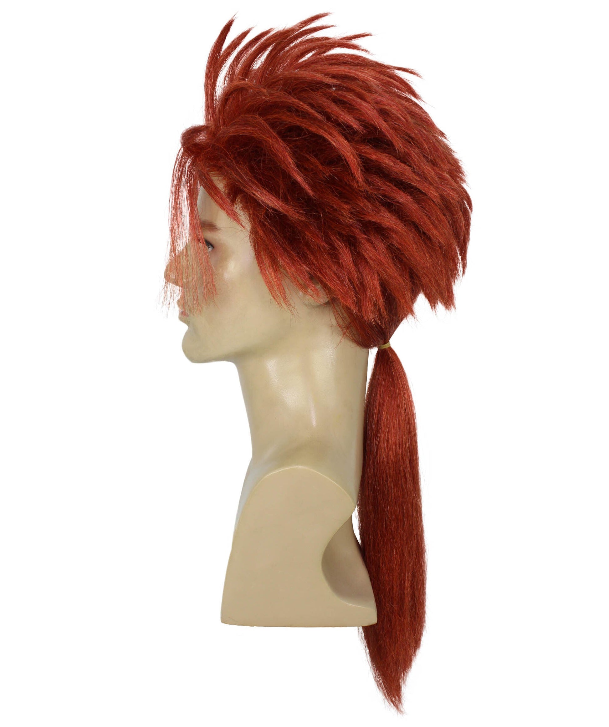 Orange Ponytail Spiky Wig