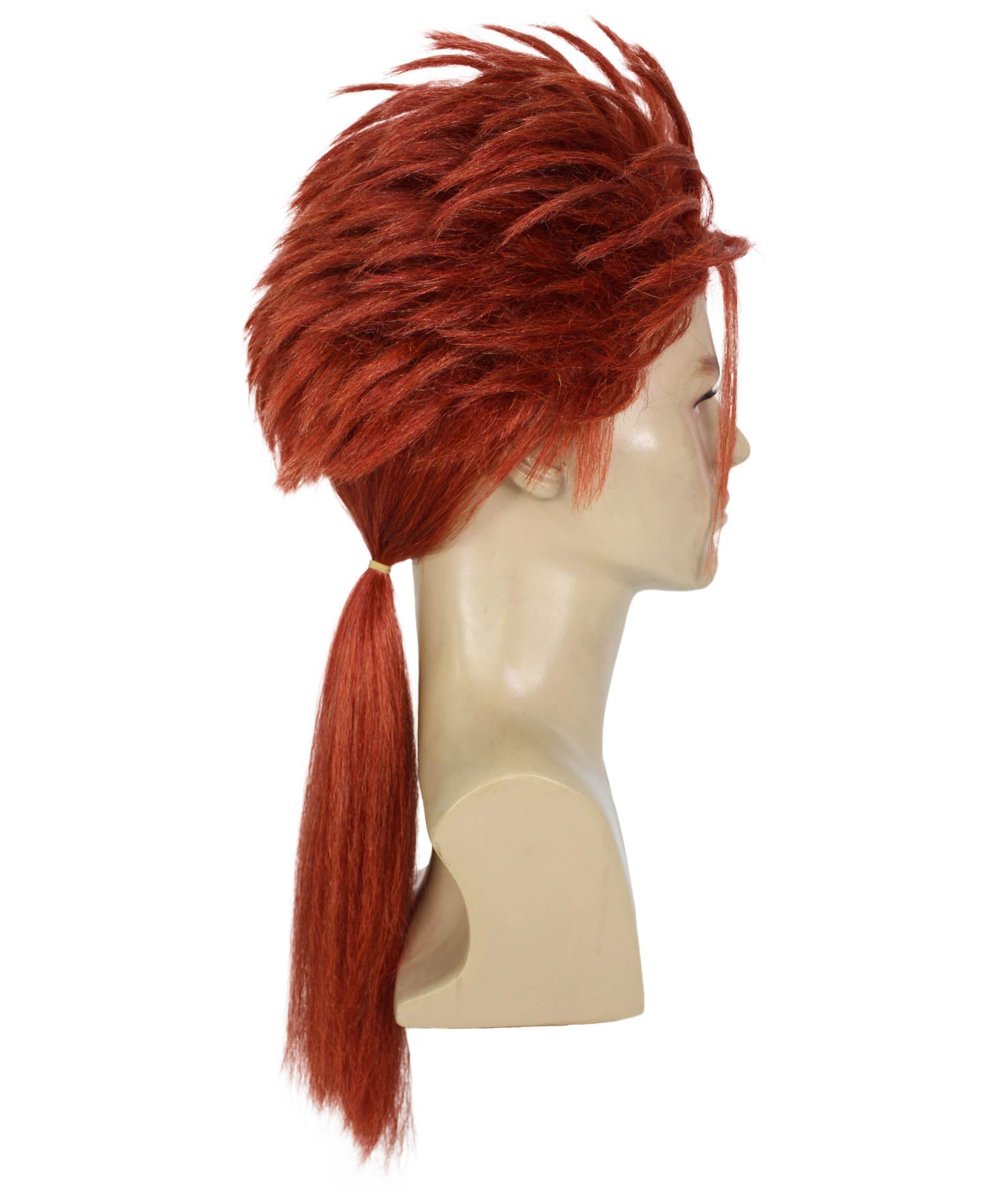 Orange Ponytail Spiky Wig