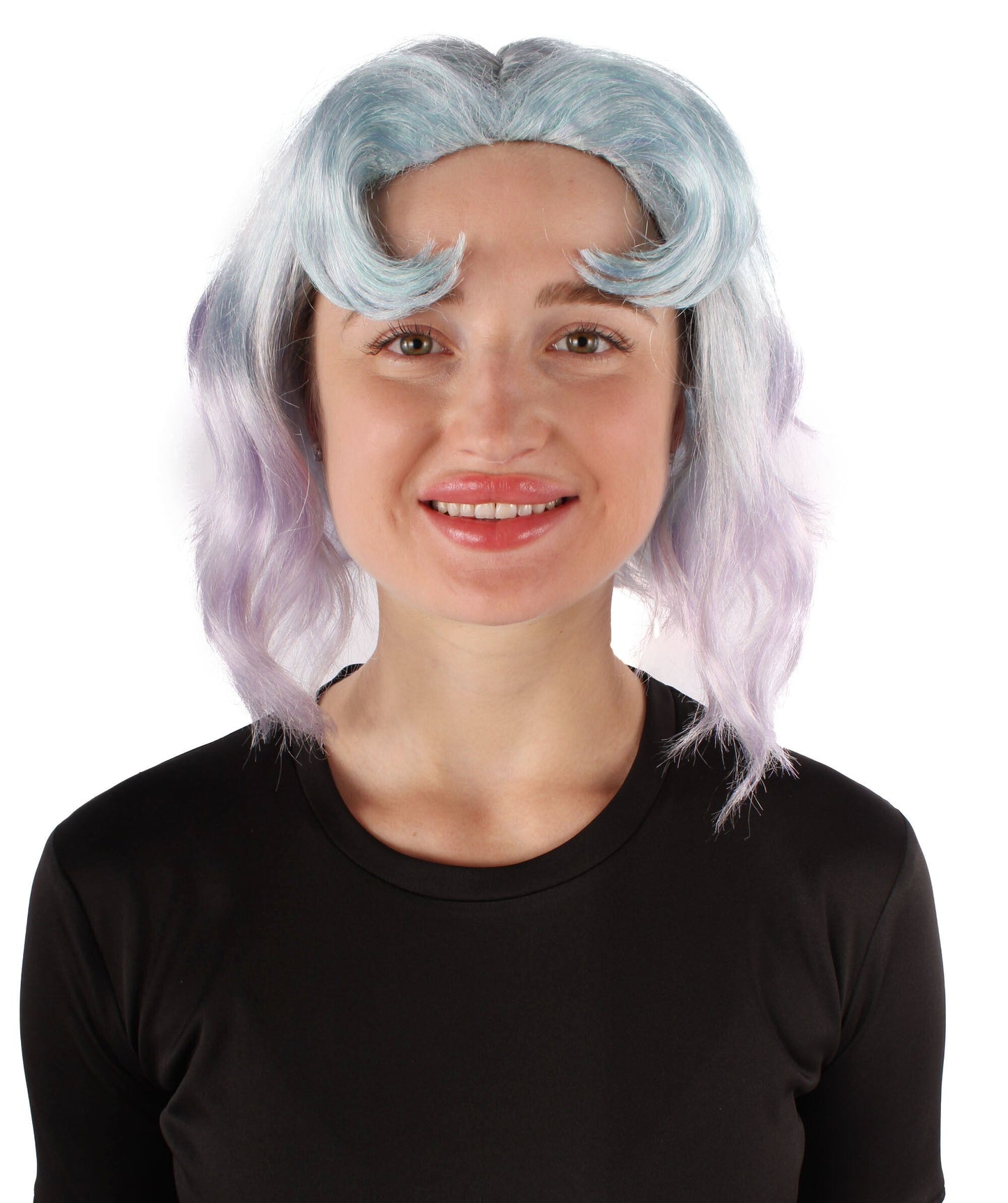 Twin Sister Blue Anime Wig