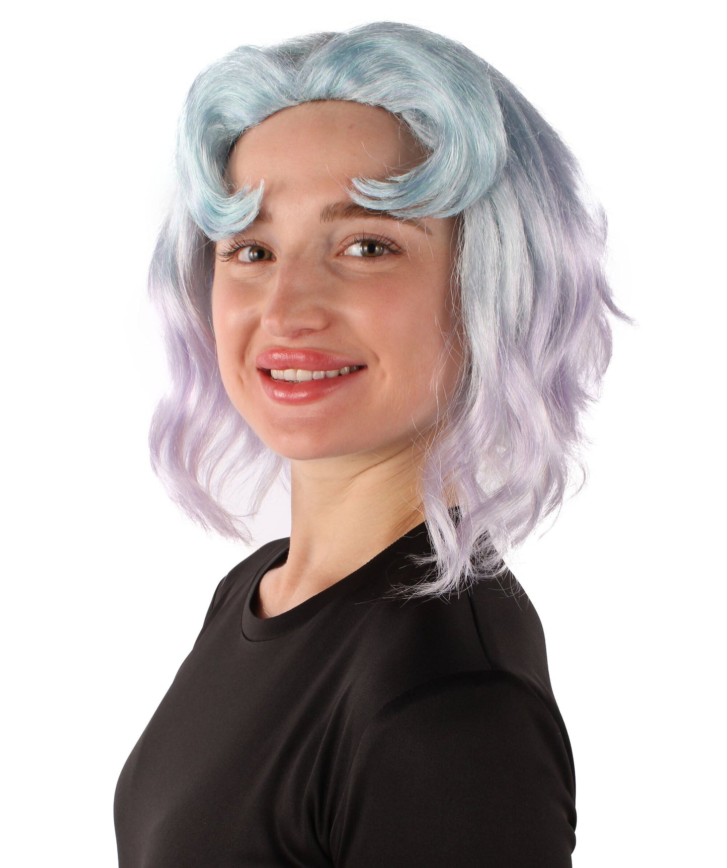 Twin Sister Blue Anime Wig