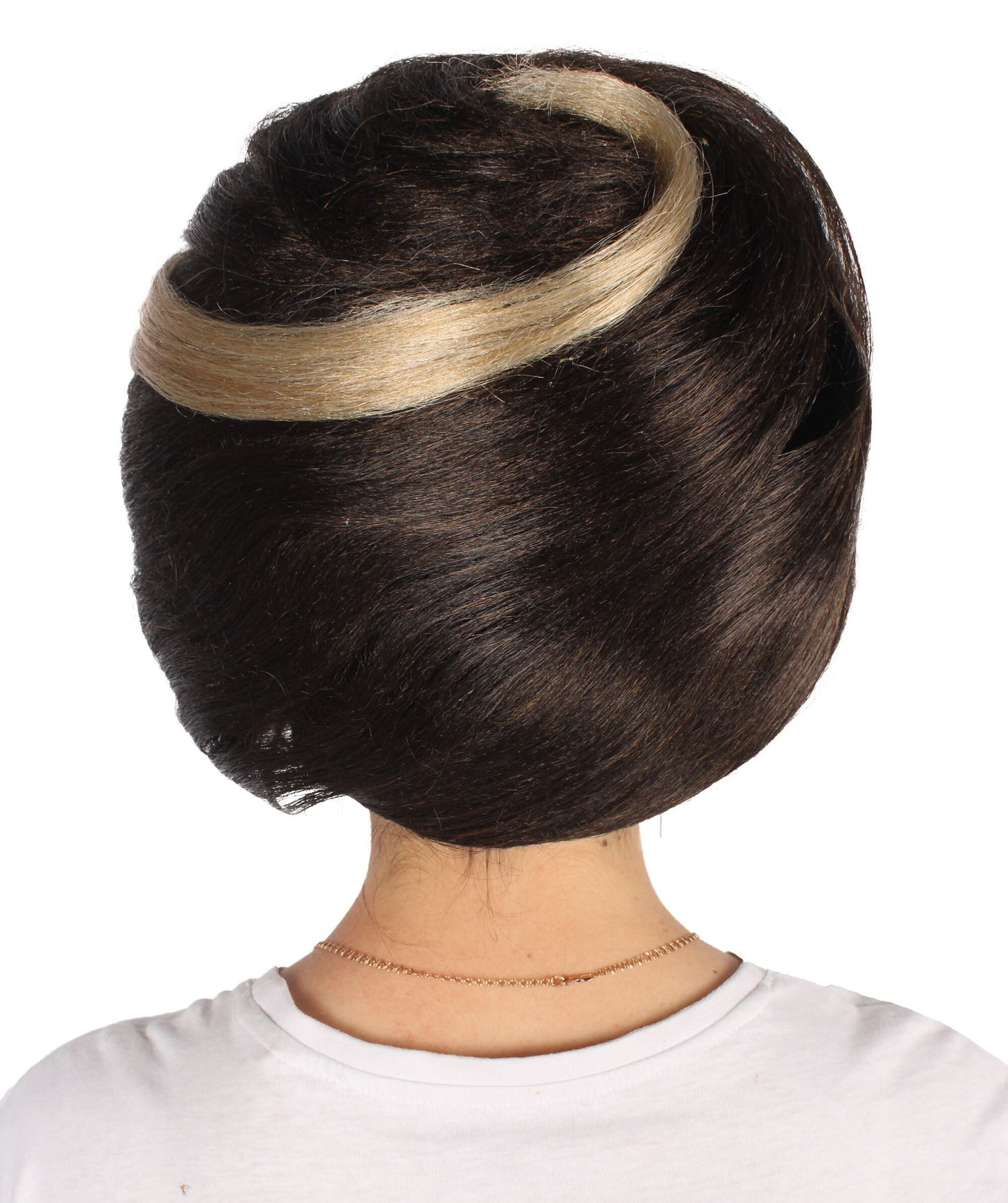Women's Beehive Black Fancy Wig | Perfect for Halloween | Synthetic Fiber | Perfect for Halloween