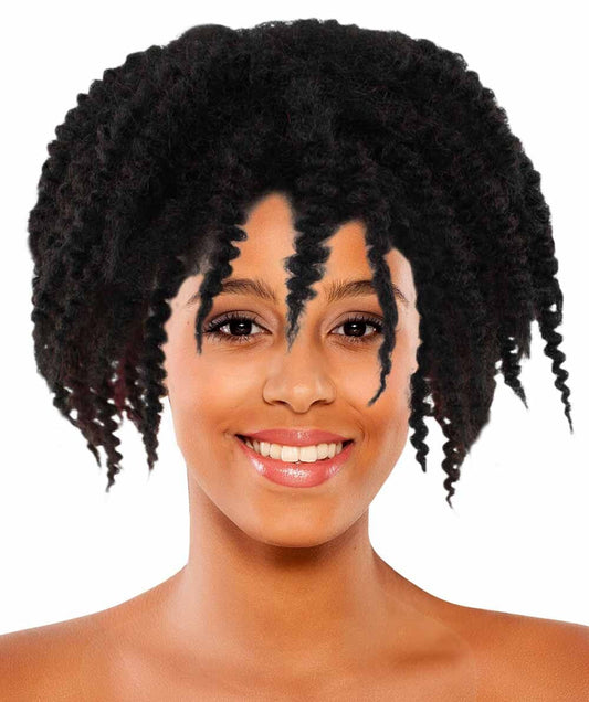 Short Black Dreadlock Womens Wig | Party Ready Halloween Wig | Premium Breathable Capless Cap