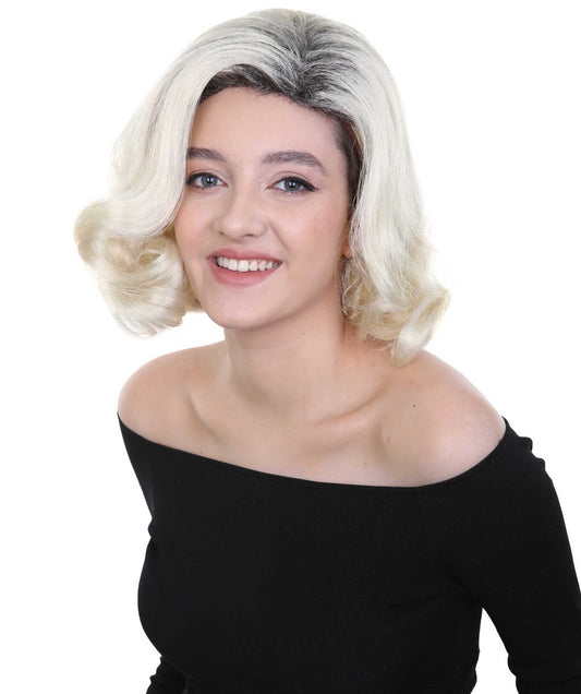 Short Wavy Halloween Modern Wife Wig