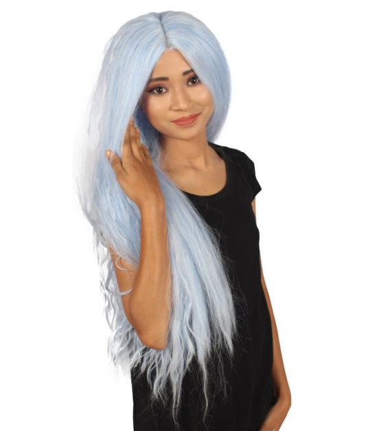 Naomi Women's Extra Long Length Lace Front Straight With Bangs - Fashion Wigs | Nunique