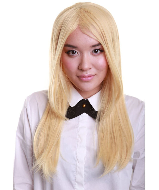 Bronze  Long Middle-Parted Wig