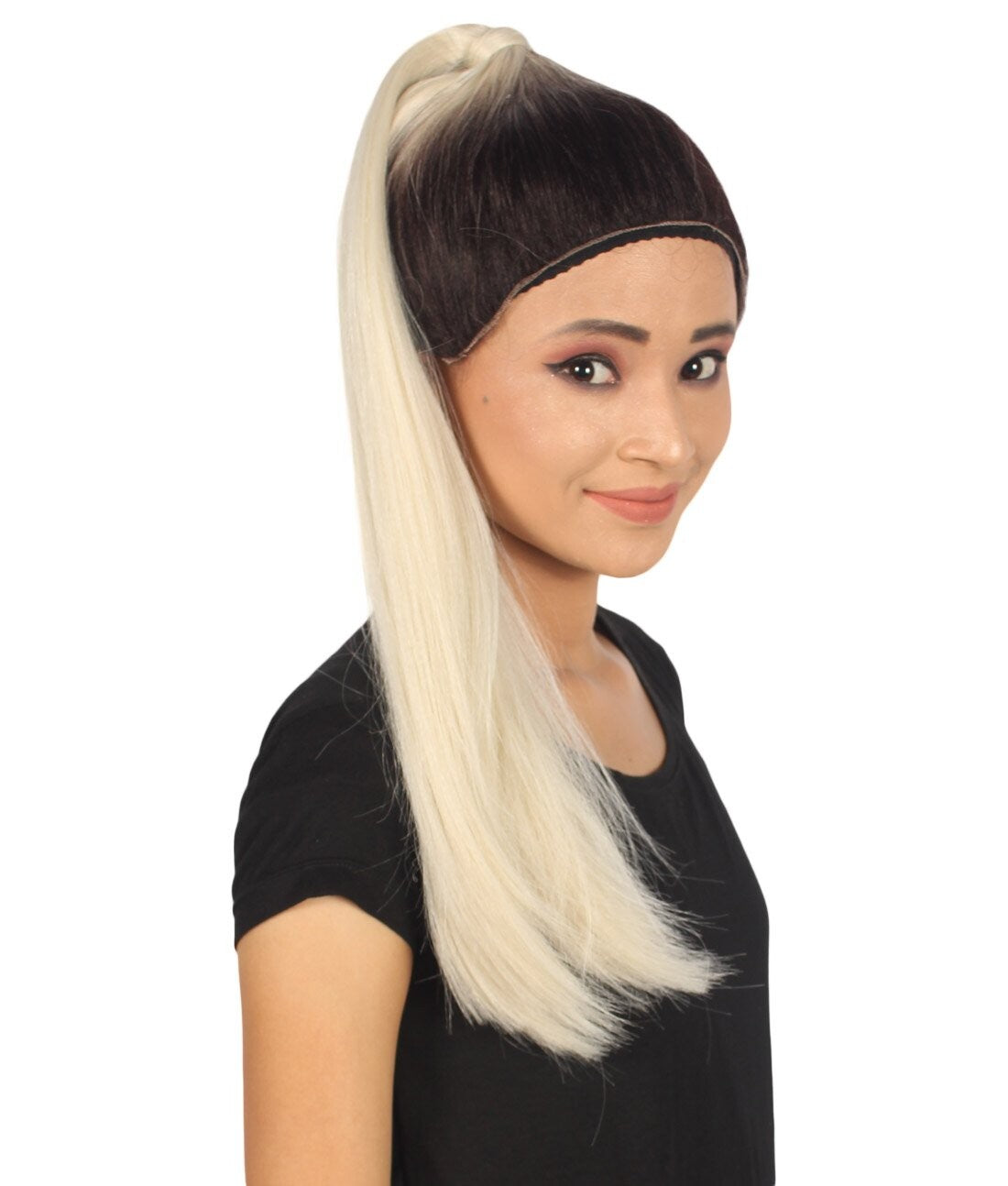 Tony Women's Medium Length Lace Front Straight With Bangs - Fashion Wigs | Nunique