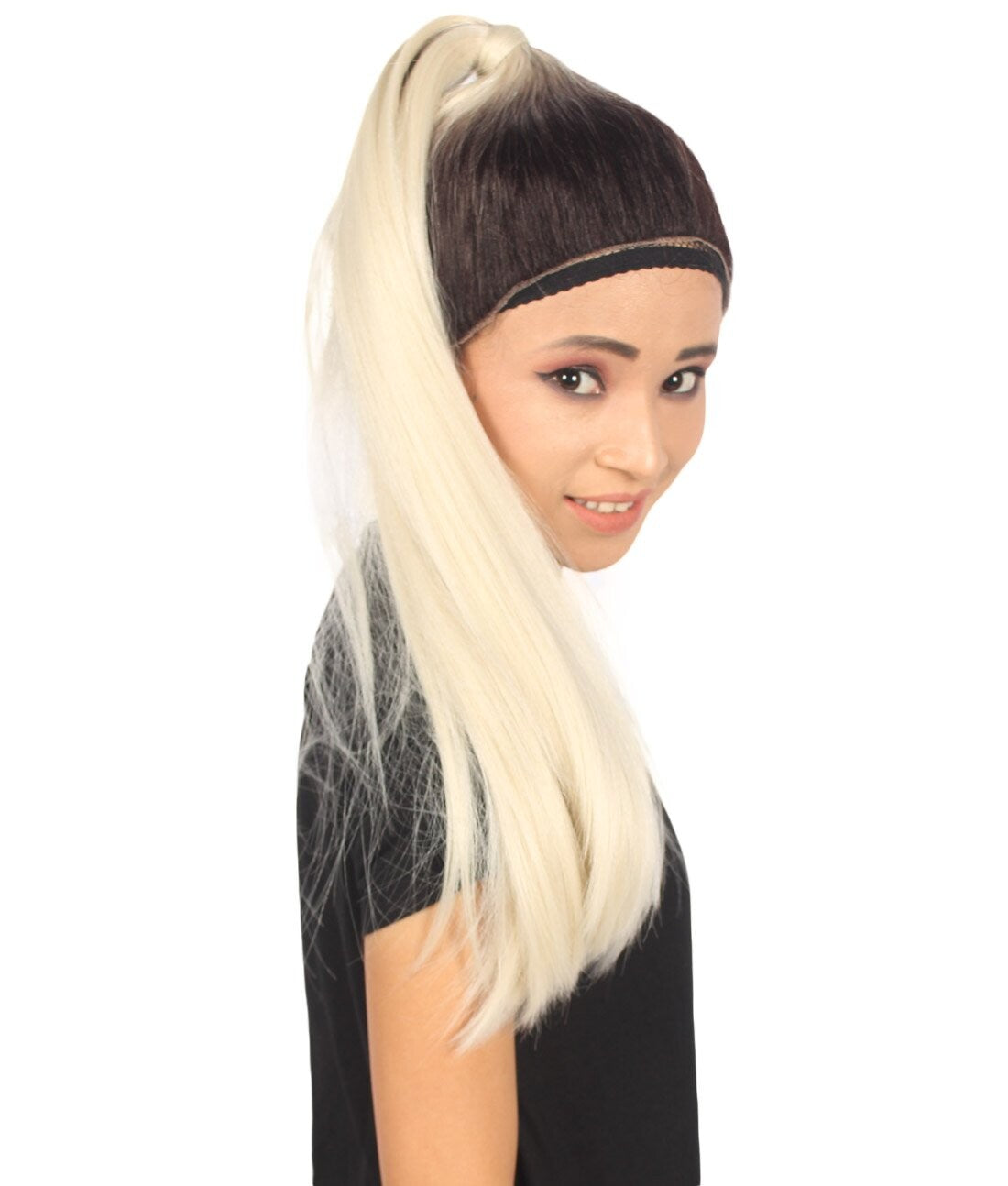 Tony Women's Medium Length Lace Front Straight With Bangs - Fashion Wigs | Nunique
