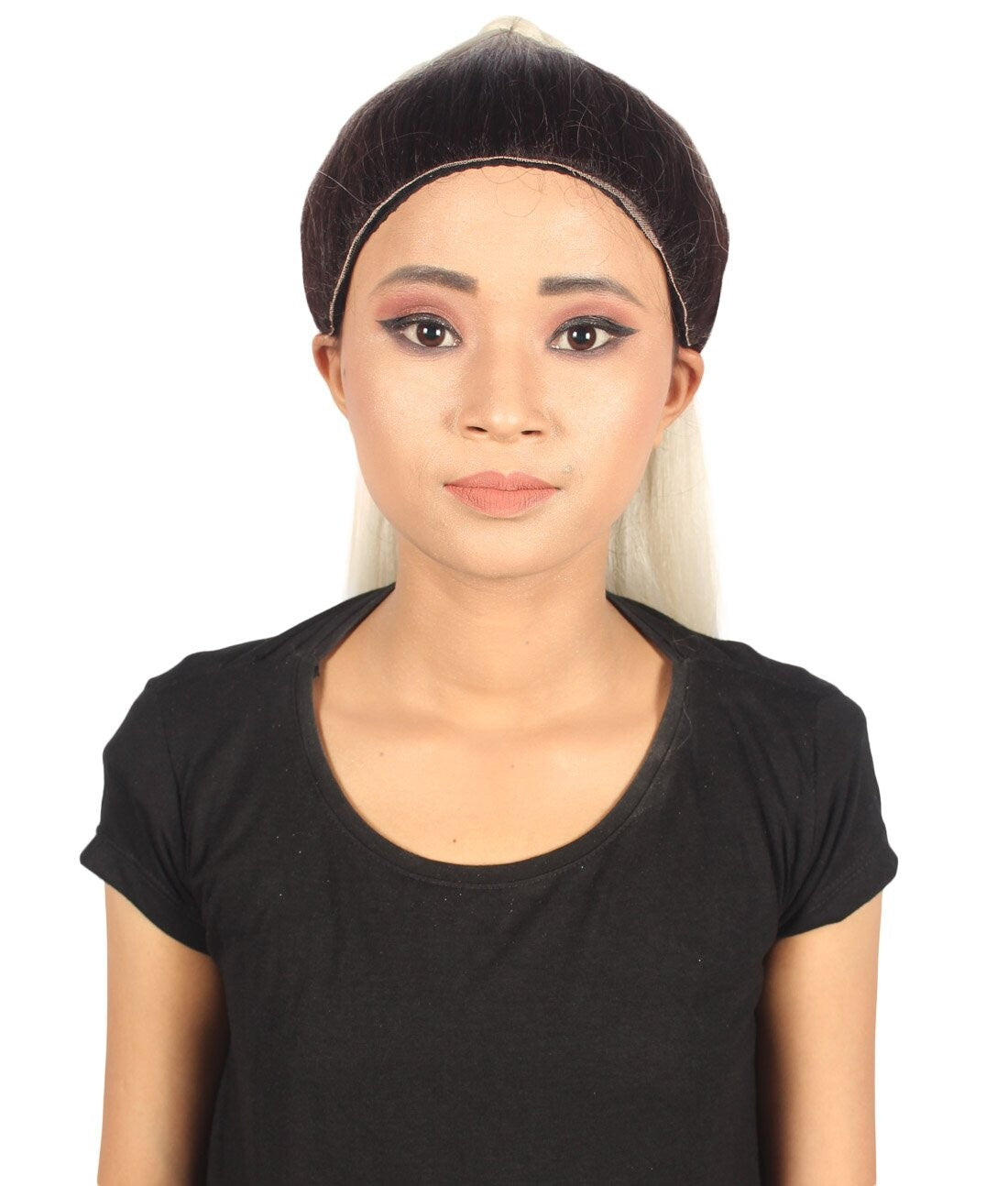 Tony Women's Medium Length Lace Front Straight With Bangs - Fashion Wigs | Nunique