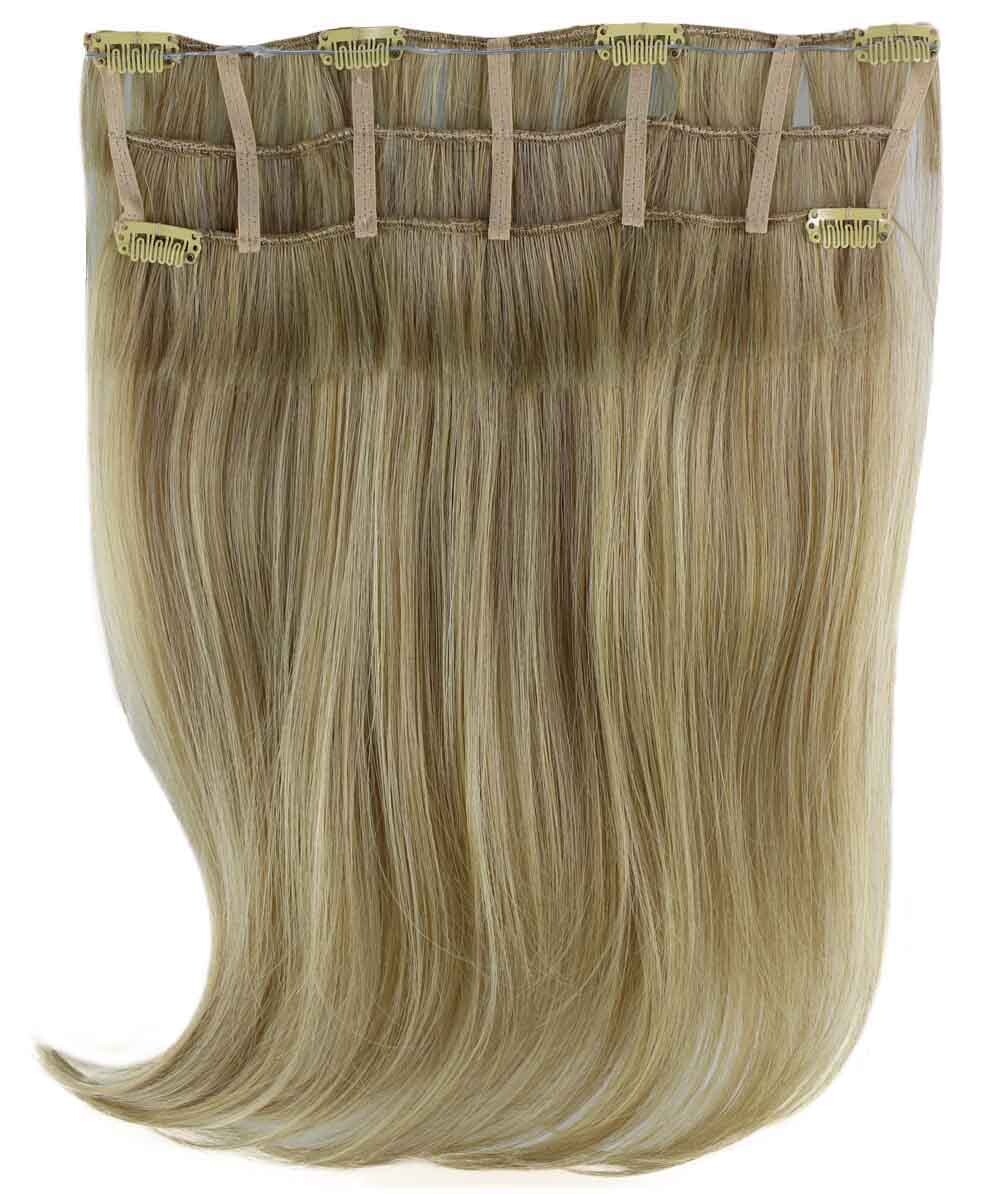Styless Straight Blonde High Heat Clip-In Synthetic Extension (16 in)
