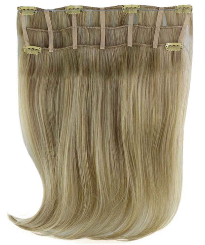 Styless Straight Blonde High Heat Clip-In Synthetic Extension (16 in)